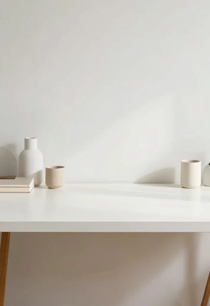 10 Aesthetic Desk Decor Ideas for Soft Focus and Inspiration 10. Keep it Clutter Free 0