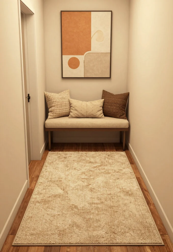 10 Bloxburg Hallway Ideas for Cozy Modern Builds 3. Cozy Textiles 0