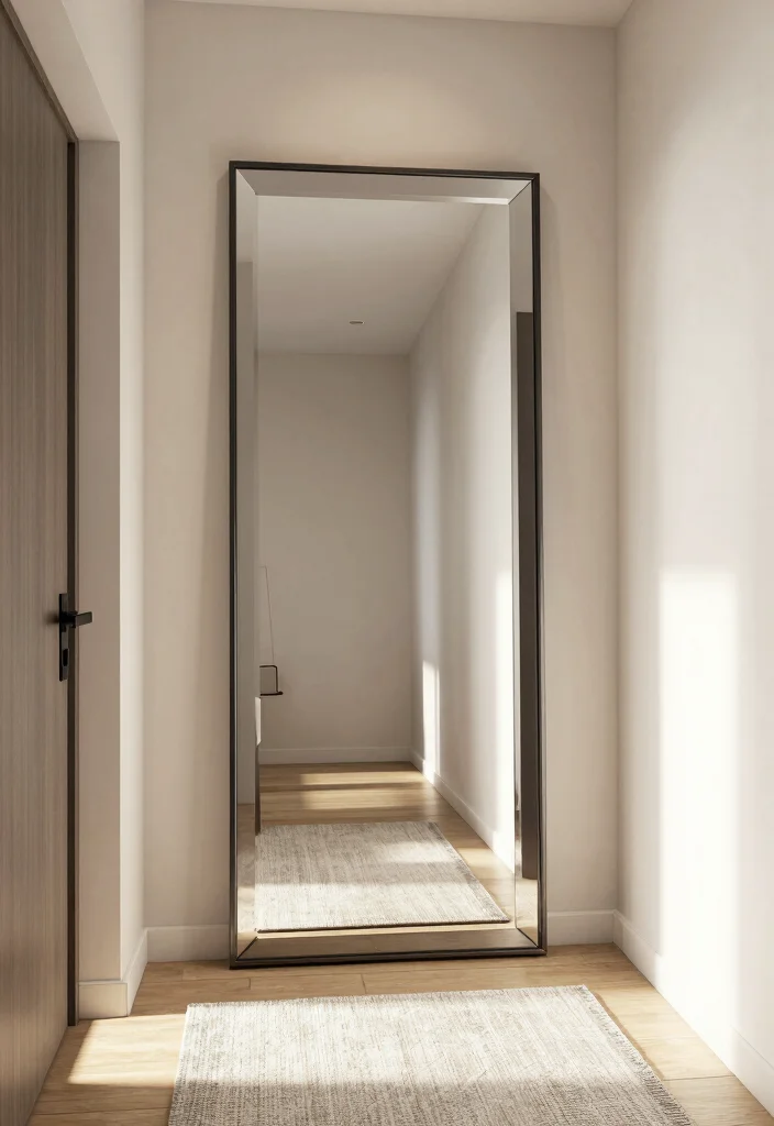 10 Bloxburg Hallway Ideas for Cozy Modern Builds 5. Statement Mirrors 0