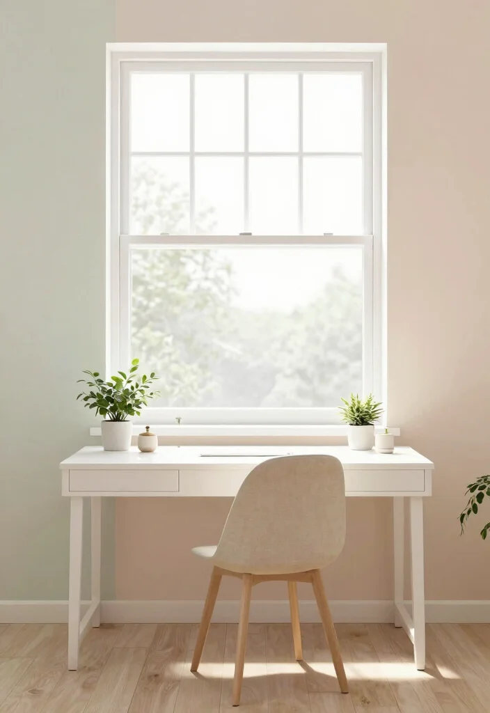 10 Computer Desk Ideas for Clean and Focused Setups 9. Light and Airy Workspace 0