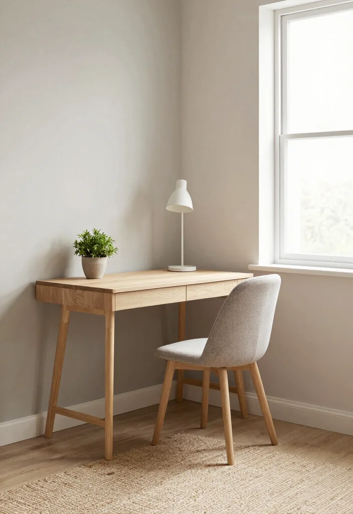 10 Corner Desk Ideas for Cozy Bedroom Work Zones 5. Scandinavian Corner Desk Design 0