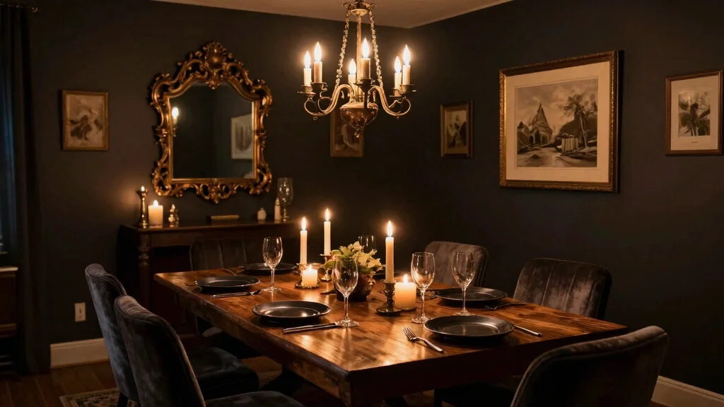 10 Dark Dining Room Ideas with Intimate Evening Mood