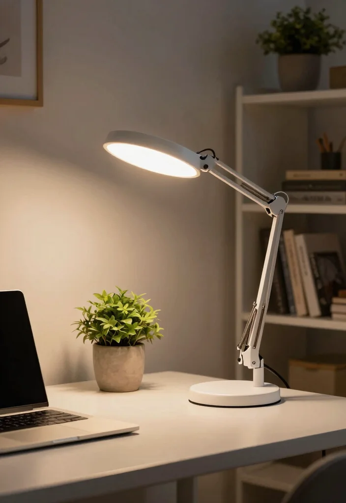 10 Desk Lighting Ideas for Warm Evenings and Late Work 1. The Versatile LED Desk Lamp 0
