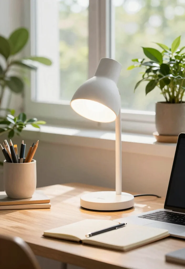 10 Desk Lighting Ideas for Warm Evenings and Late Work 7. Solar Powered Desk Lamps 0