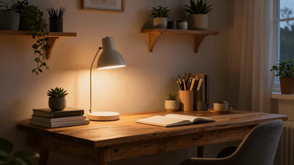 10 Desk Lighting Ideas for Warm Evenings and Late Work