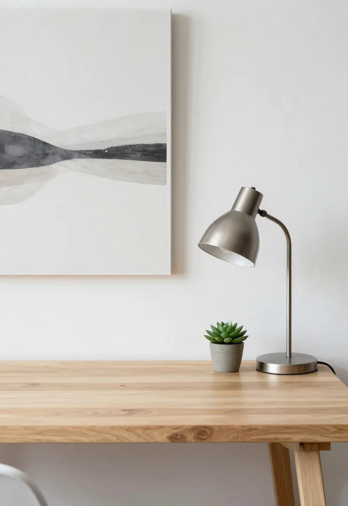 10 Desk Makeover Ideas to Refresh Tired Work Corners 2. Minimalist Desk Setup 0