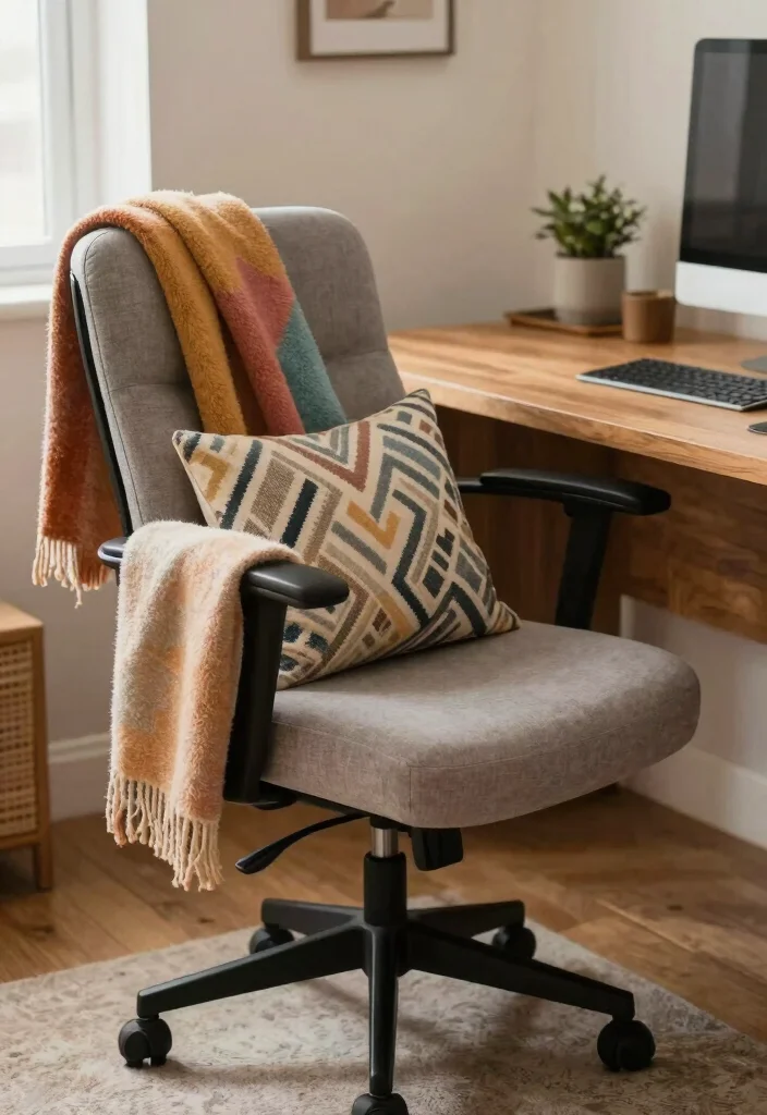 10 Desk Makeover Ideas to Refresh Tired Work Corners 6. A Cozy Chair for Comfort 0