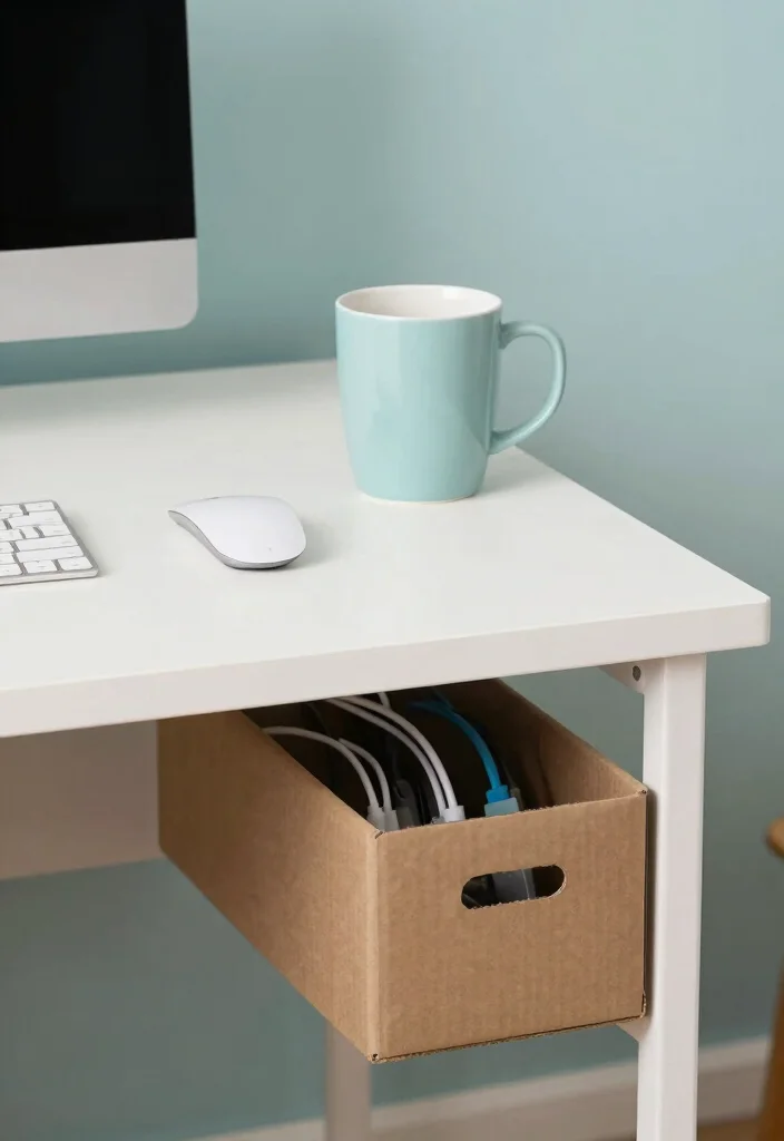 10 Desk Makeover Ideas to Refresh Tired Work Corners 7. Efficient Cable Management 0