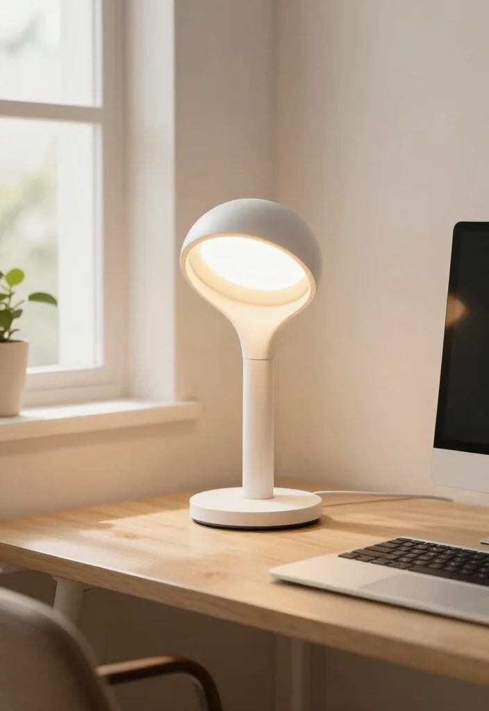 10 Desk Makeover Ideas to Refresh Tired Work Corners 9. Lighting Matters 0