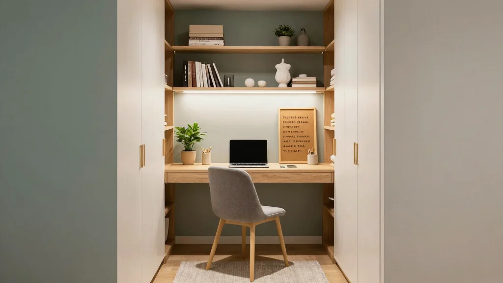 10 Desk in Closet Ideas for Hidden and Quiet Workspaces