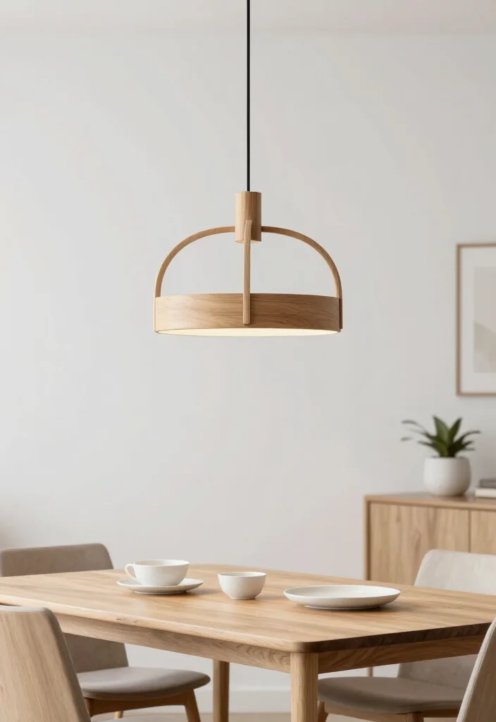 10 Dining Room Chandelier Ideas for Soft Statement Lighting 10. Minimalist Scandinavian Chandelier 0