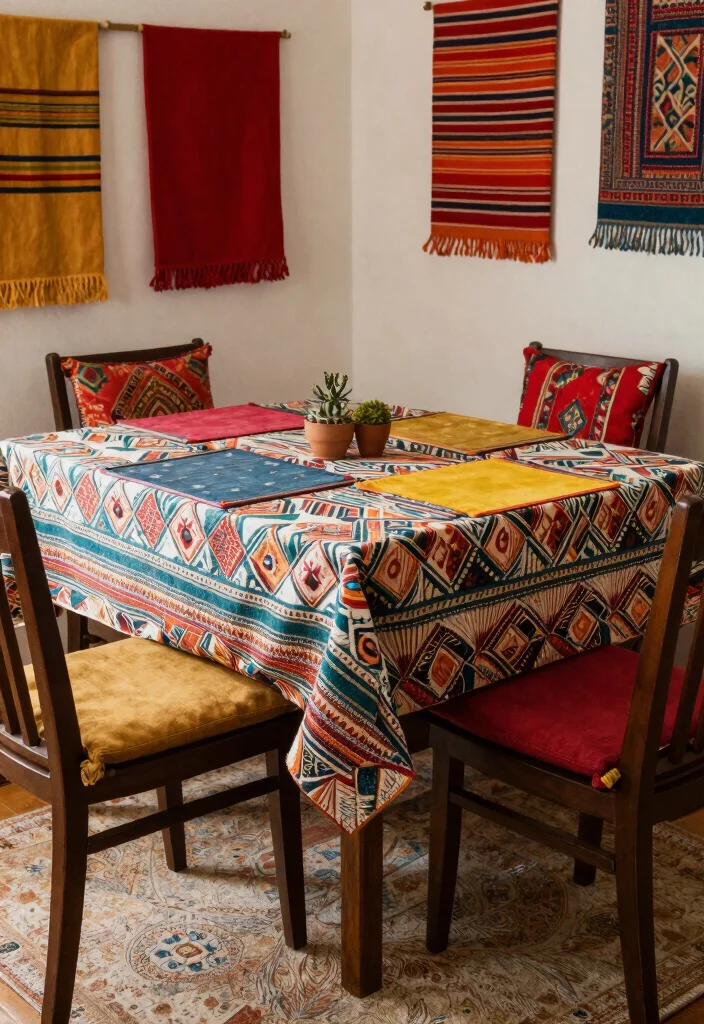 10 Dining Room Corner Ideas to Create Cozy Nooks 7. Use Textile to Add Warmth 0