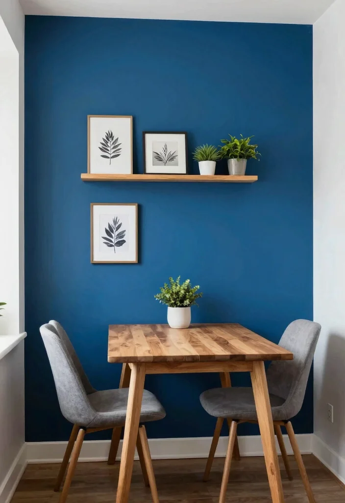 10 Dining Room Corner Ideas to Create Cozy Nooks 9. Accent Wall Behind the Nook 0