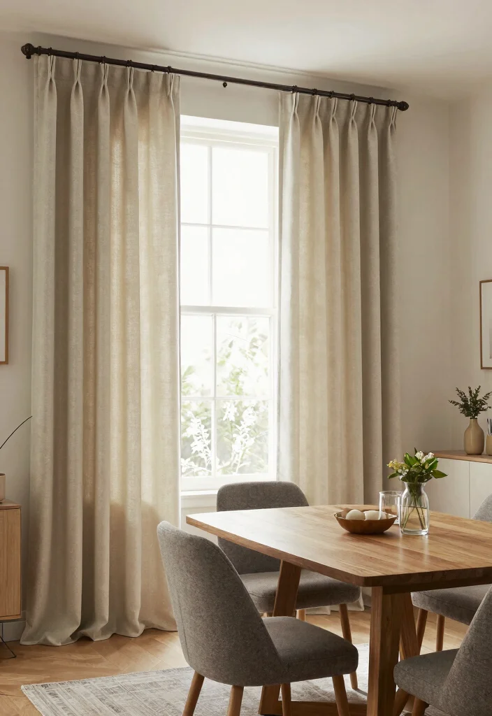 10 Dining Room Curtain Ideas for Gentle Light and Privacy Conclusion 0