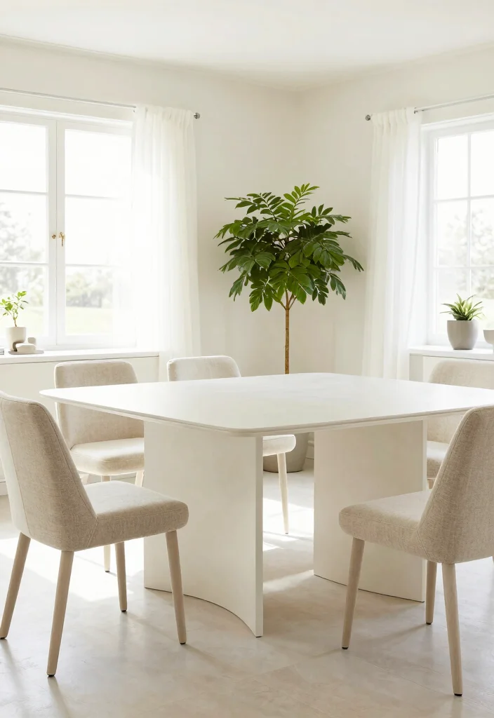 10 Dining Room Paint Color Ideas That Feel Calm and Timeless 6. Creamy Off White 0