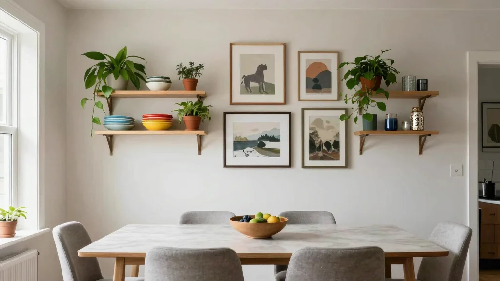 10 Dining Room Wall Ideas for Art and Styled Storage