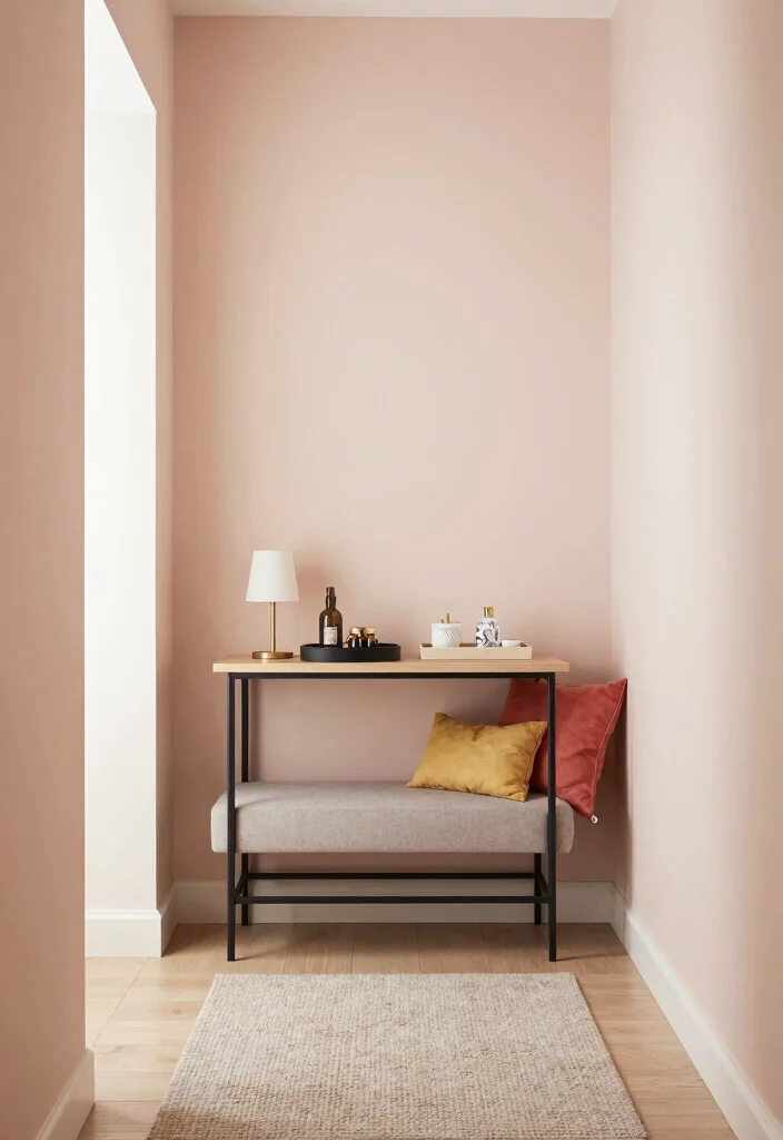 10 End of Hallway Decor Ideas for Subtle Focal Points 4. Functional Furniture 0