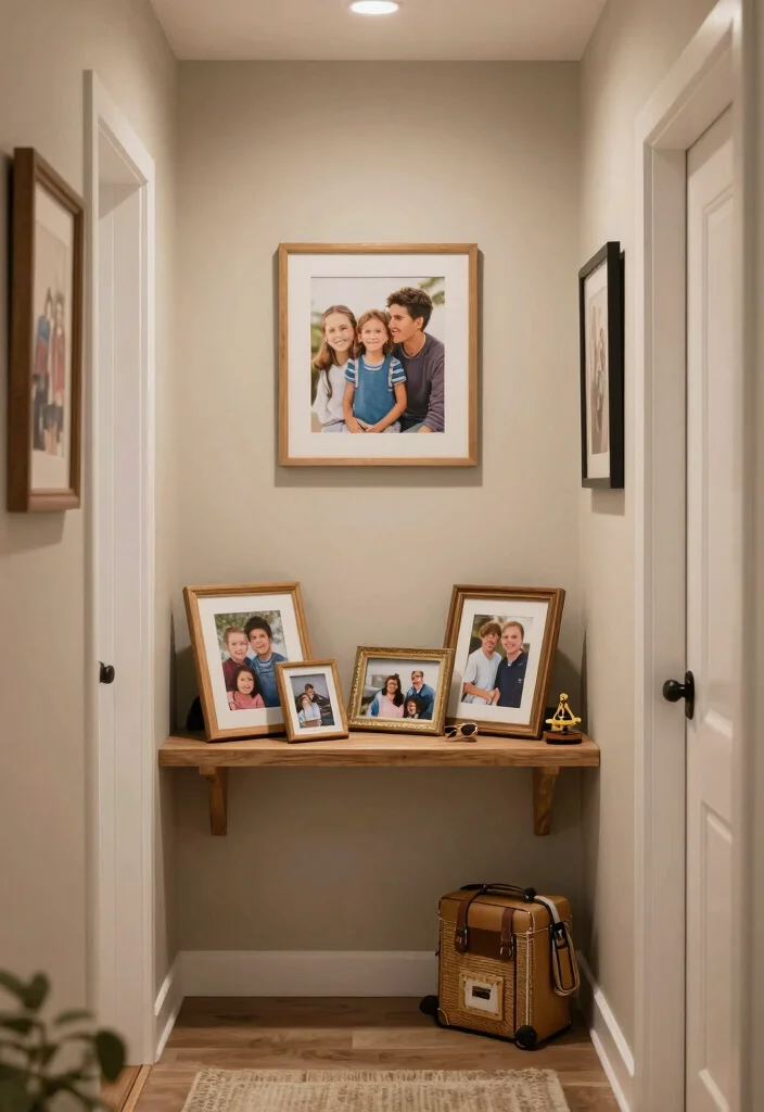 10 End of Hallway Decor Ideas for Subtle Focal Points 9. Personal Touches 0