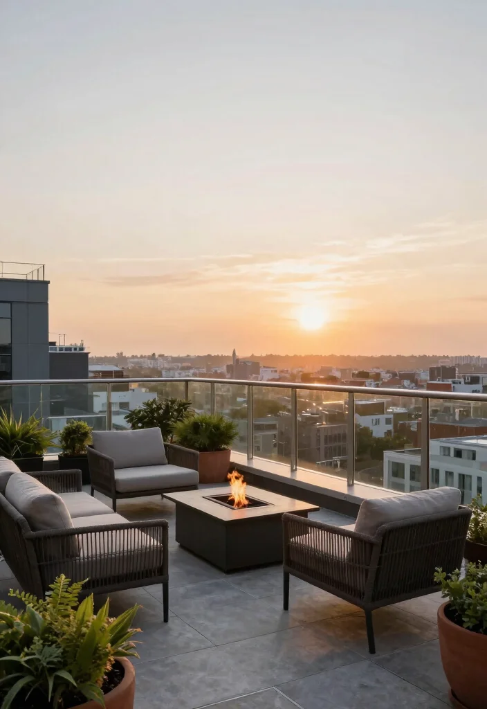 10 Glass Balcony Ideas for Light Filled Modern Homes 9. Rooftop Glass Balconies 0