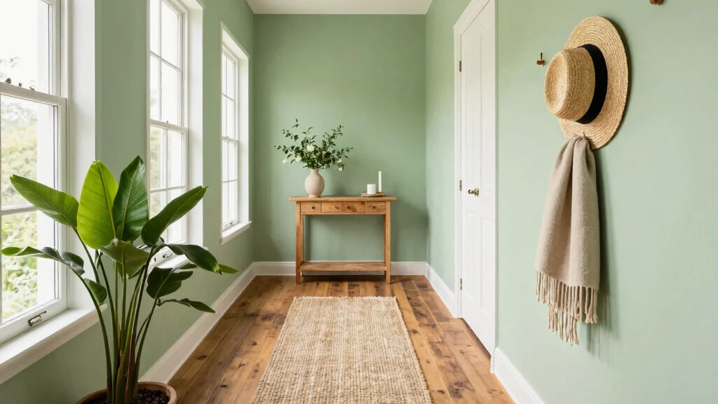 10 Green Hallway Ideas with Soft Natural Color