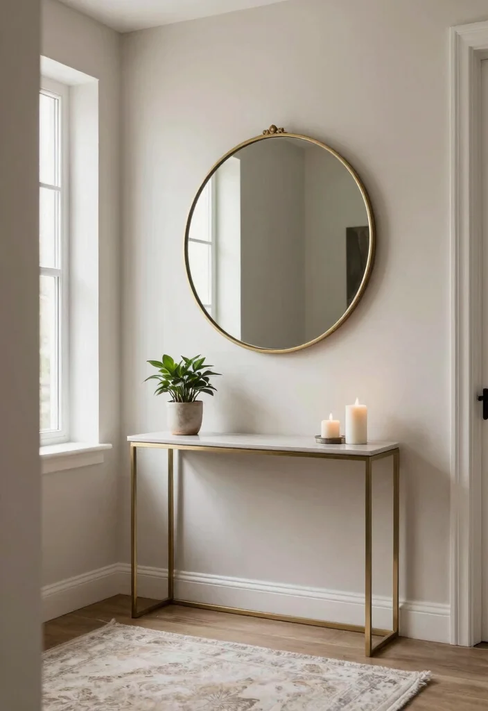 10 Hallway Entry Ideas for Small and Narrow Homes 2. Mirrored Illusions 0