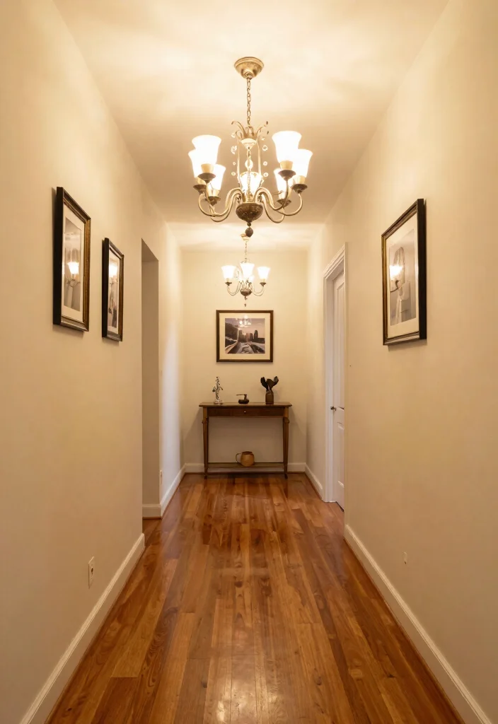 10 Hallway Lighting Ideas for Dark and Awkward Spaces 5. Ceiling Fixtures with Flair 0