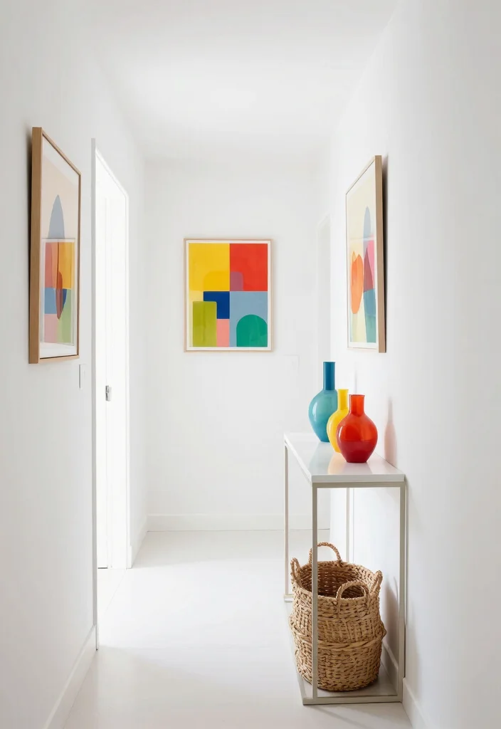 10 Hallway Paint Ideas That Instantly Refresh the Space 2. Crisp White The Timeless Classic 0