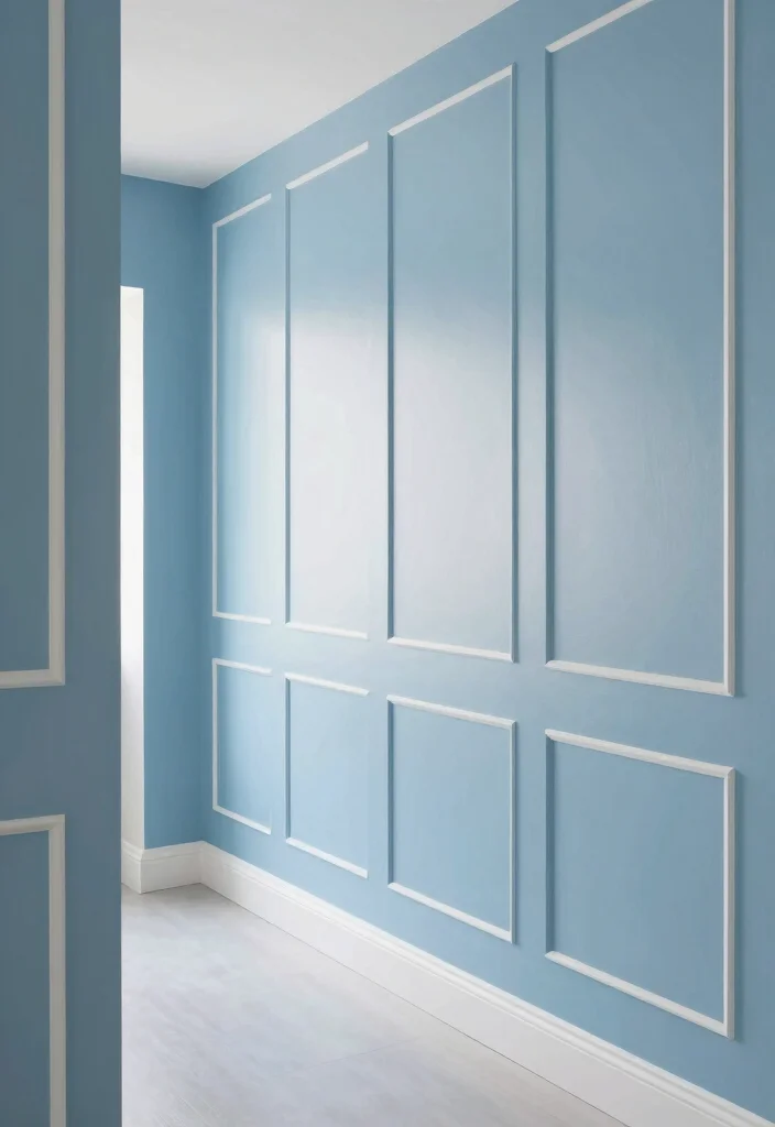 10 Hallway Panelling Ideas for Texture and Character 9. Painted Paneled Walls 0