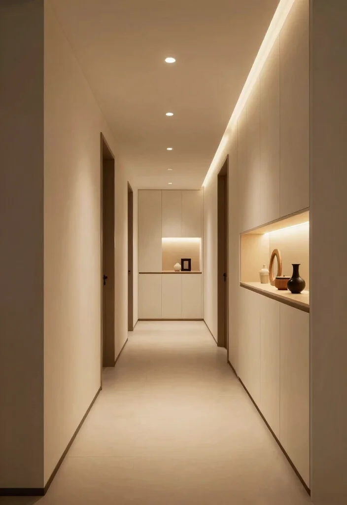 10 Long Hallway Ideas That Avoid the Tunnel Look 10. Innovative Lighting Solutions 0