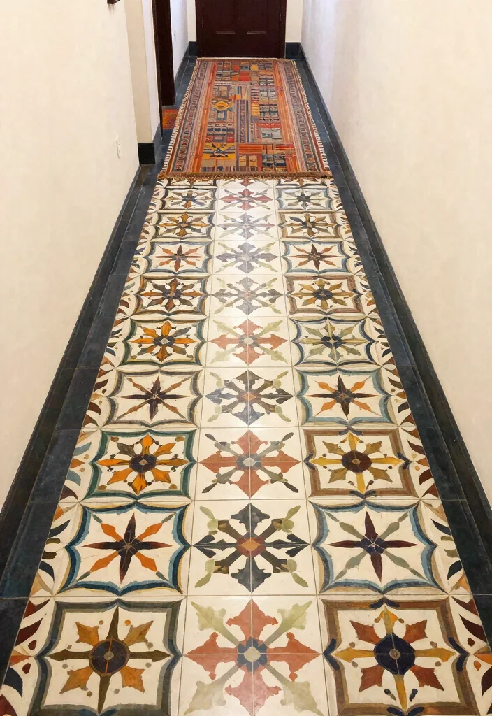 10 Long Hallway Ideas That Avoid the Tunnel Look 7. Creative Flooring 0