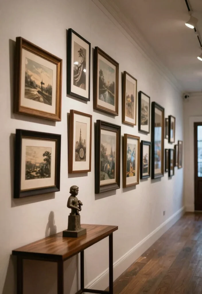 10 Long Hallway Ideas That Avoid the Tunnel Look 8. Wall Art for Hallways 0