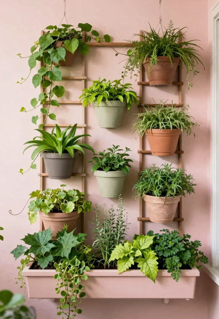 10 Mini Balcony Ideas That Still Feel Warm and Intentional 3. Vertical Garden Walls 0