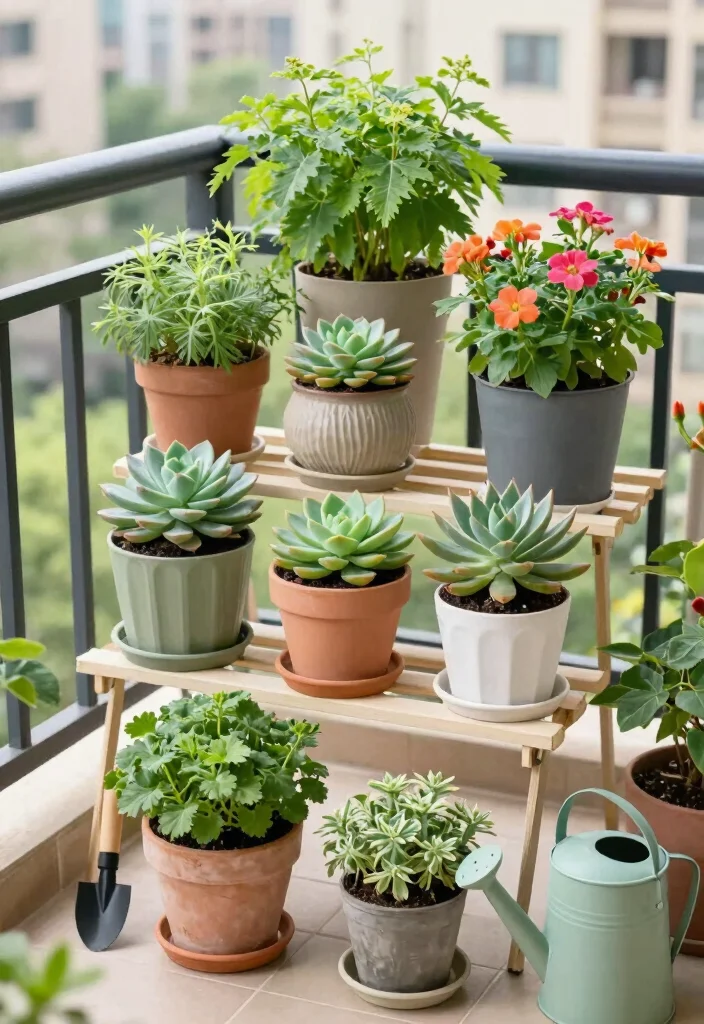 10 Small Balcony Decorating Ideas That Feel Intentional Not Crowded 5. Smart Plant Choices 0