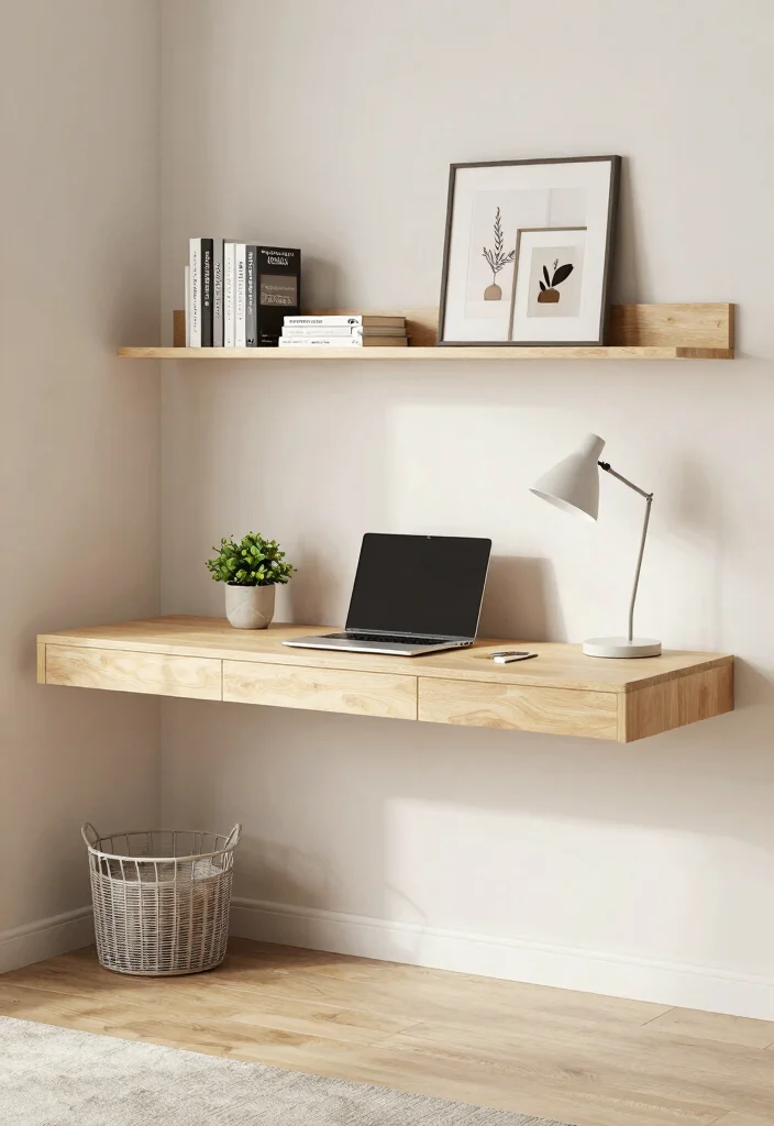 10 Small Desk Ideas That Fit Beautifully in Tight Rooms 1. Floating Desks A Space Saving Marvel 0