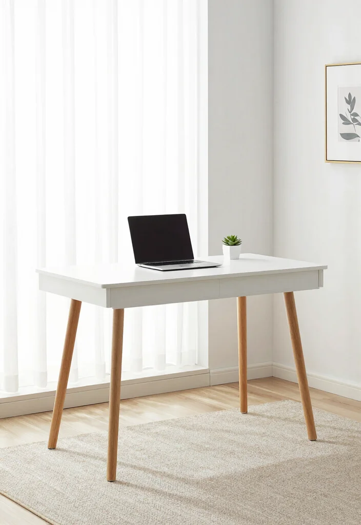 10 Small Desk Ideas That Fit Beautifully in Tight Rooms 5. Minimalist Desks Keep it Simple 0