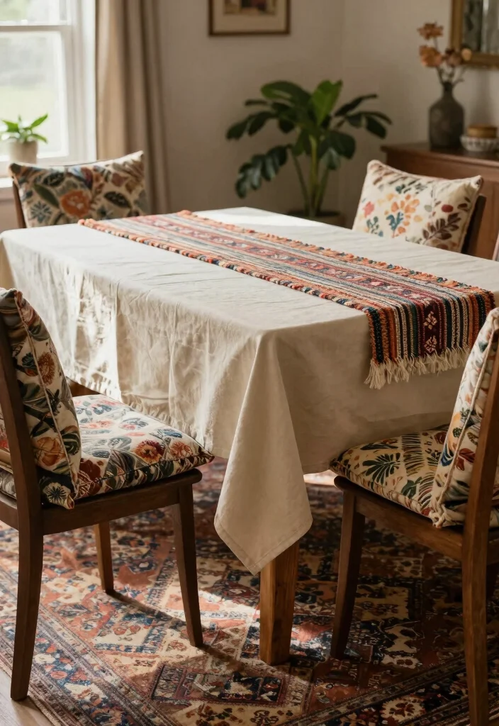 10 Small Dining Room Ideas That Feel Intimate and Inviting 1. Layered Textiles for Warmth 0