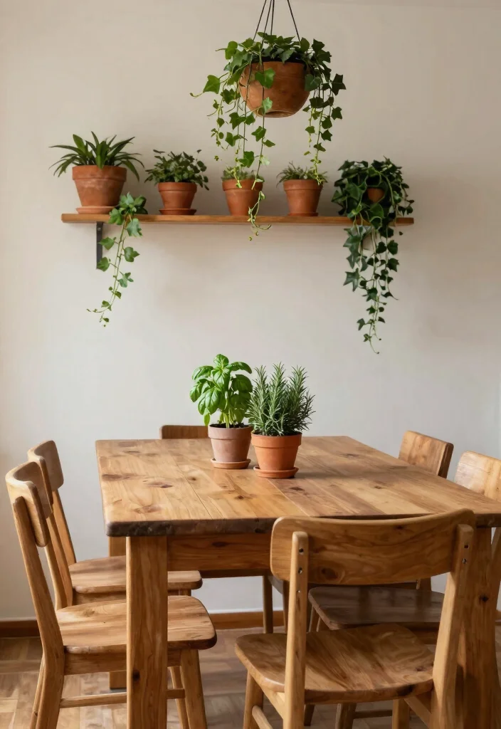 10 Small Dining Room Ideas That Feel Intimate and Inviting 2. Incorporate Natural Elements 0