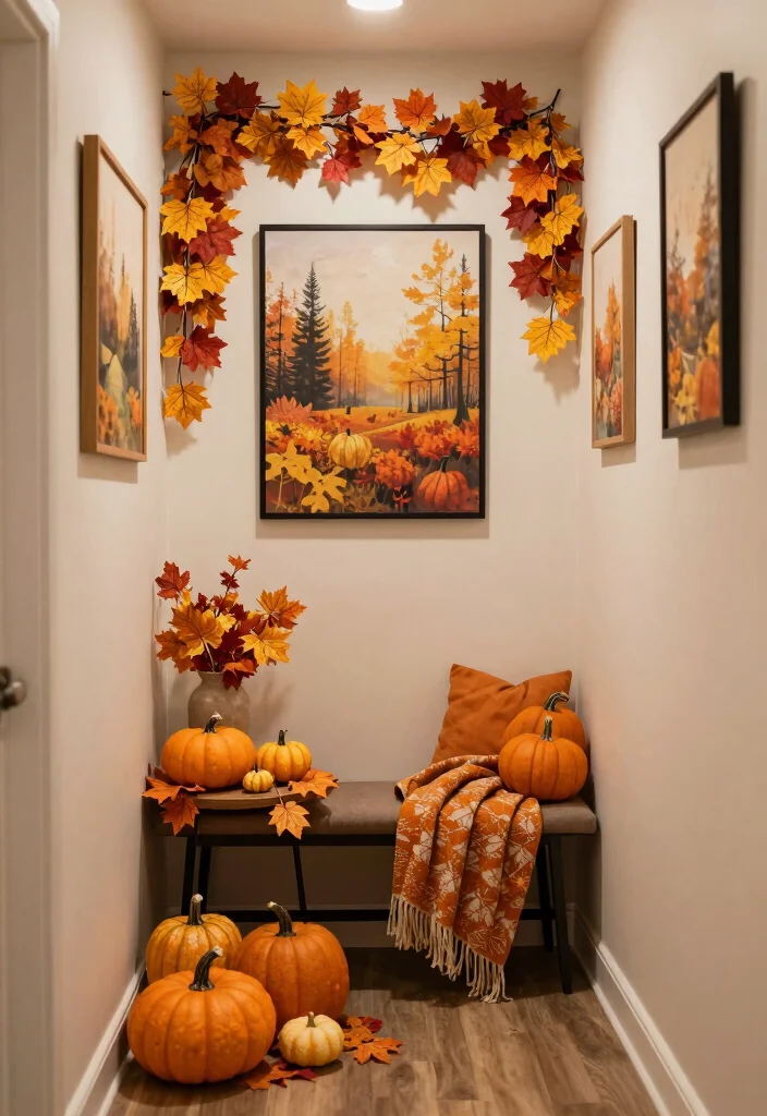 10 Small Hallway Ideas That Feel Light and Welcoming 10. Seasonal Decor Updates 0