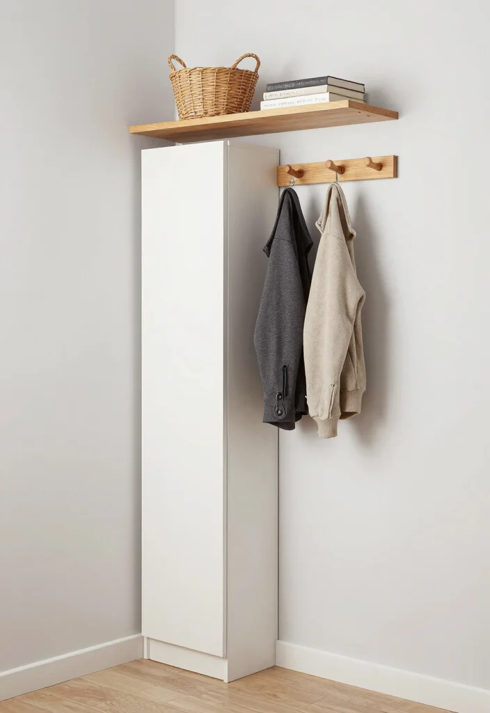 10 Small Hallway Ideas That Feel Light and Welcoming 3. Smart Storage Solutions 0