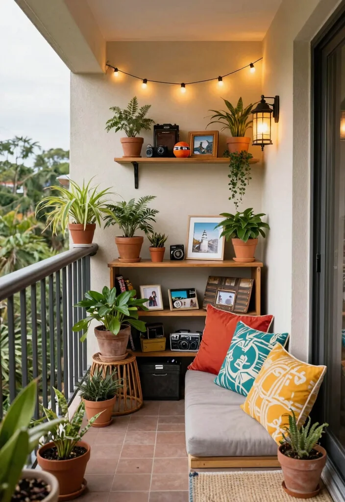 10 Tiny Balcony Ideas with Big Cozy Energy 10. Personalized Touches 0