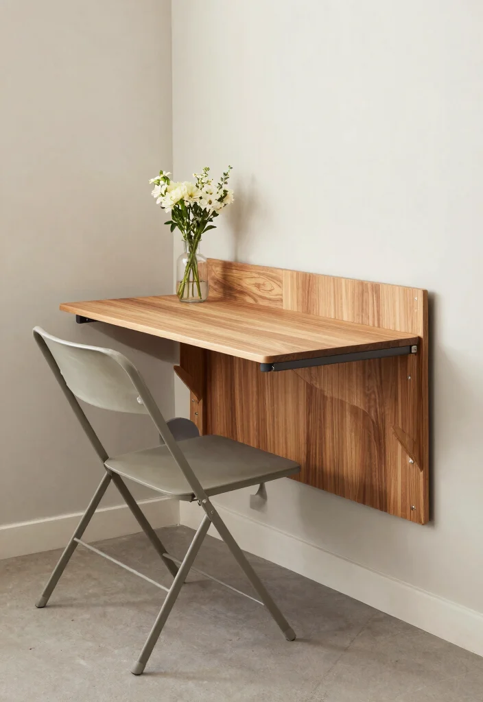 10 Tiny Dining Room Ideas for Apartments and Small Homes 1. Foldable Furniture for Flexibility 0