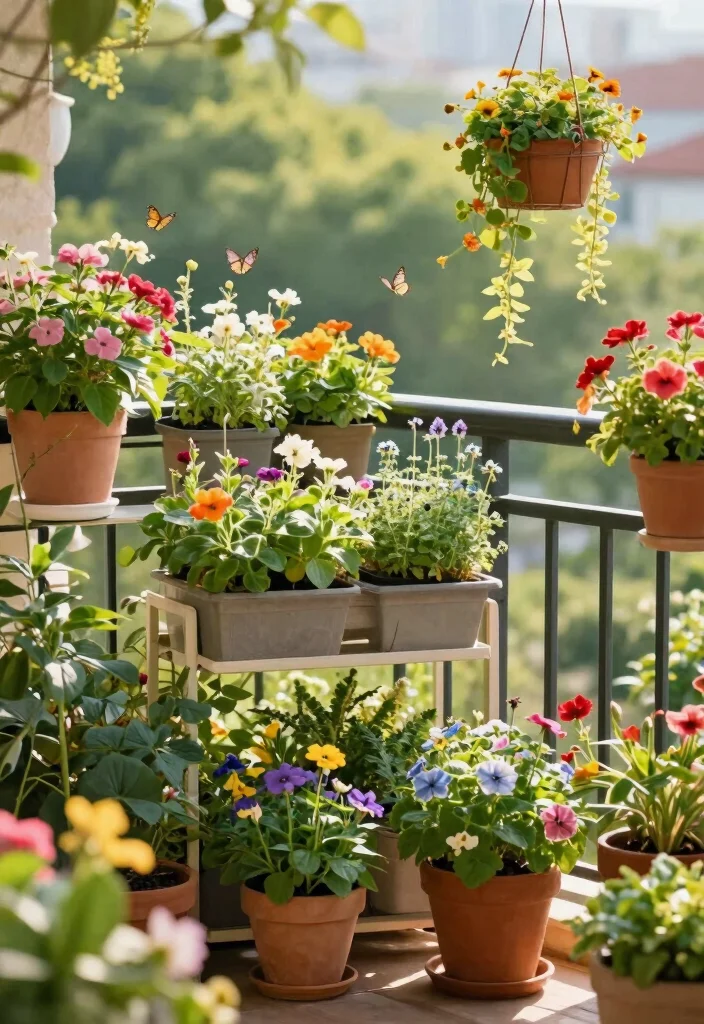 12 Balcony Ideas for Houses with Open Views and Relaxed Living 1. Lush Balcony Garden 0