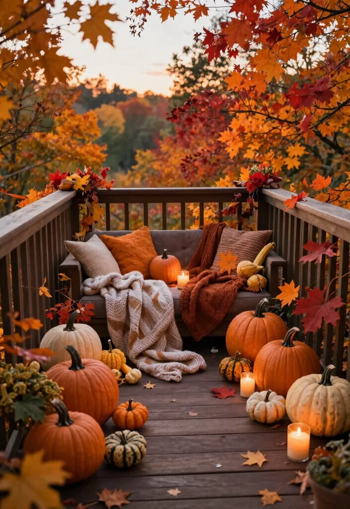 12 Balcony Ideas for Houses with Open Views and Relaxed Living 12. Seasonal Decor 0