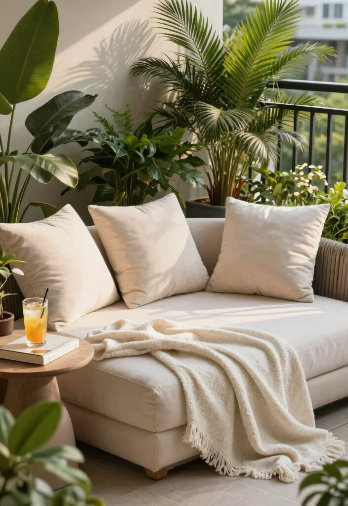 12 Balcony Ideas for Houses with Open Views and Relaxed Living 6. Lounging Layout 0