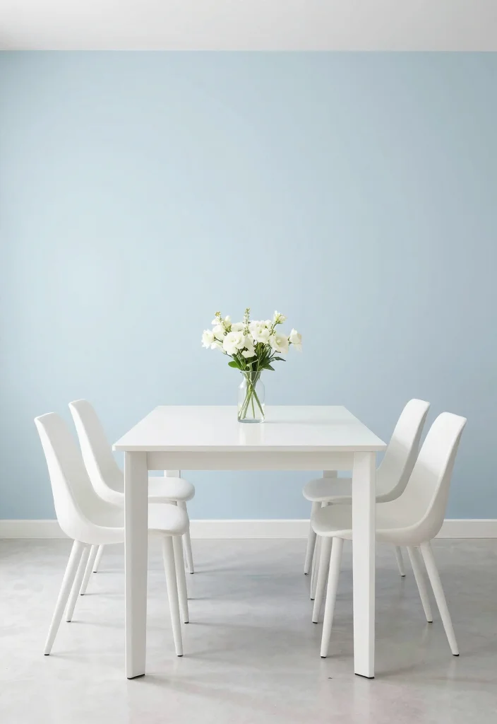 12 Coastal Dining Room Ideas with Breezy Relaxed Feel 7. Minimalist Coastal 0