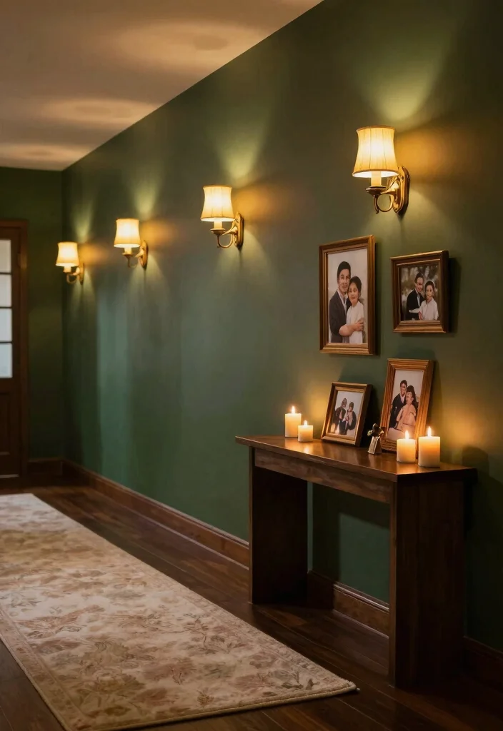 12 Dark Hallway Ideas That Still Feel Warm and Cozy 1. Incorporate Soft Ambient Lighting 0