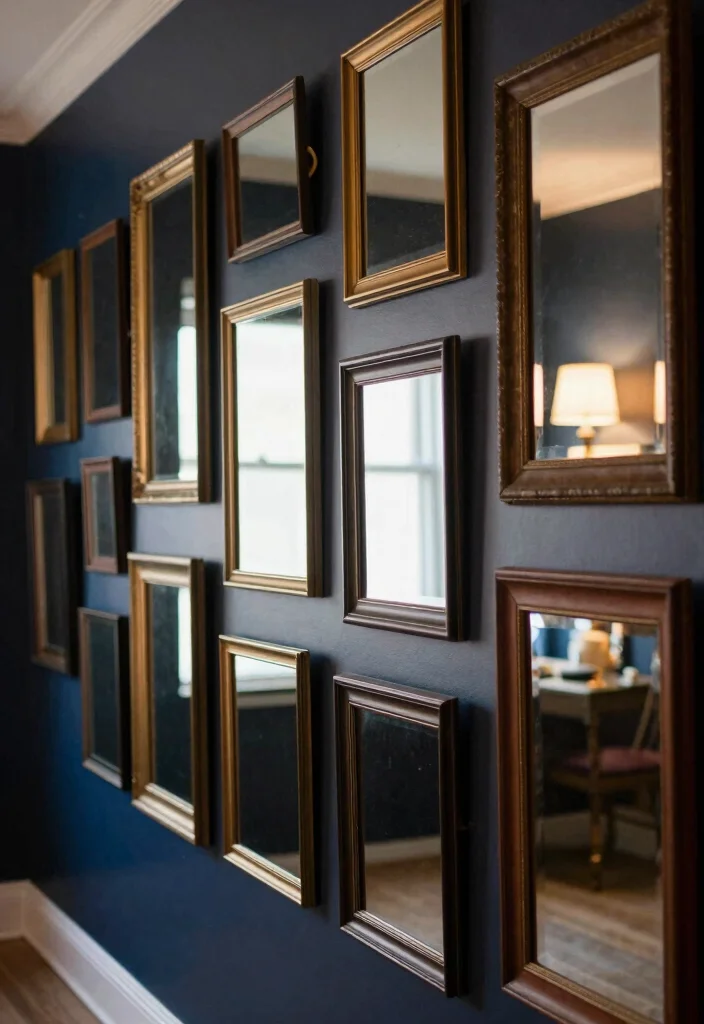 12 Dark Hallway Ideas That Still Feel Warm and Cozy 4. Use Mirrors to Reflect Light 0