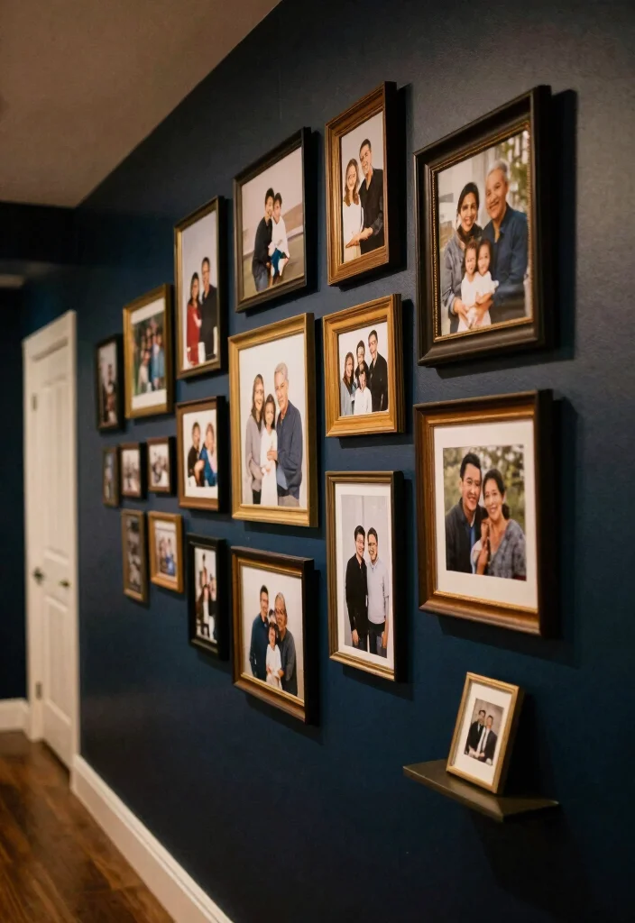 12 Dark Hallway Ideas That Still Feel Warm and Cozy 7. Include Artwork and Personal Touches 0