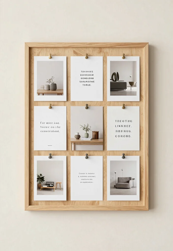 12 Desk Decoration Ideas That Feel Styled Not Busy 11. Create an Inspiring Mood Board 0