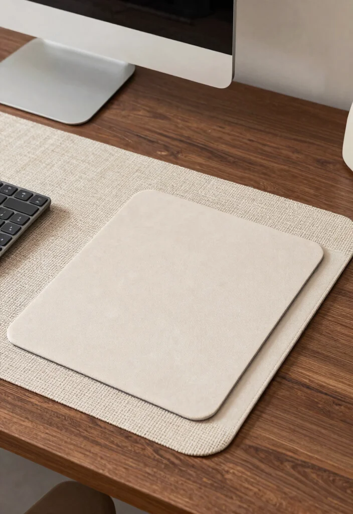 12 Desk Decoration Ideas That Feel Styled Not Busy 7. Use Unique Textures 0